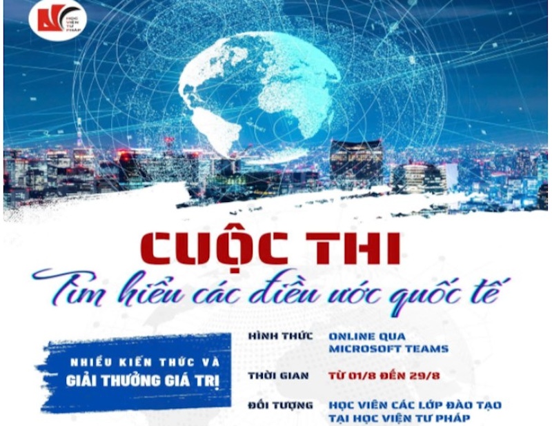 Học viện Tư pháp tổ chức thành công Cuộc thi “Tìm hiểu các Điều ước quốc tế”